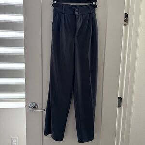 Dark Gray Wide Leg Trousers